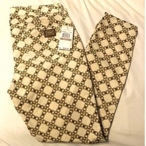 NWT! Michael Kors Slim Cream Corduroy Pants